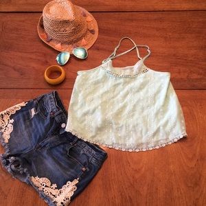 Forever 21 light teal camisole excellent condition